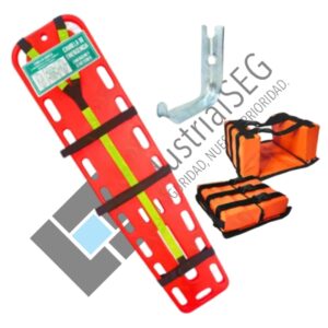 Camilla De Emergencia + Señal, Soporte e Inmovilizador De Cabeza