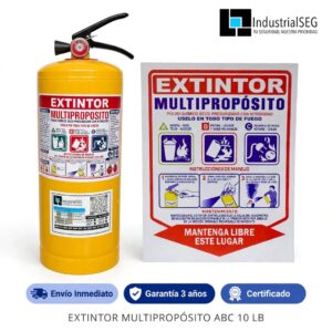 Extintor multipropósito 10 lb