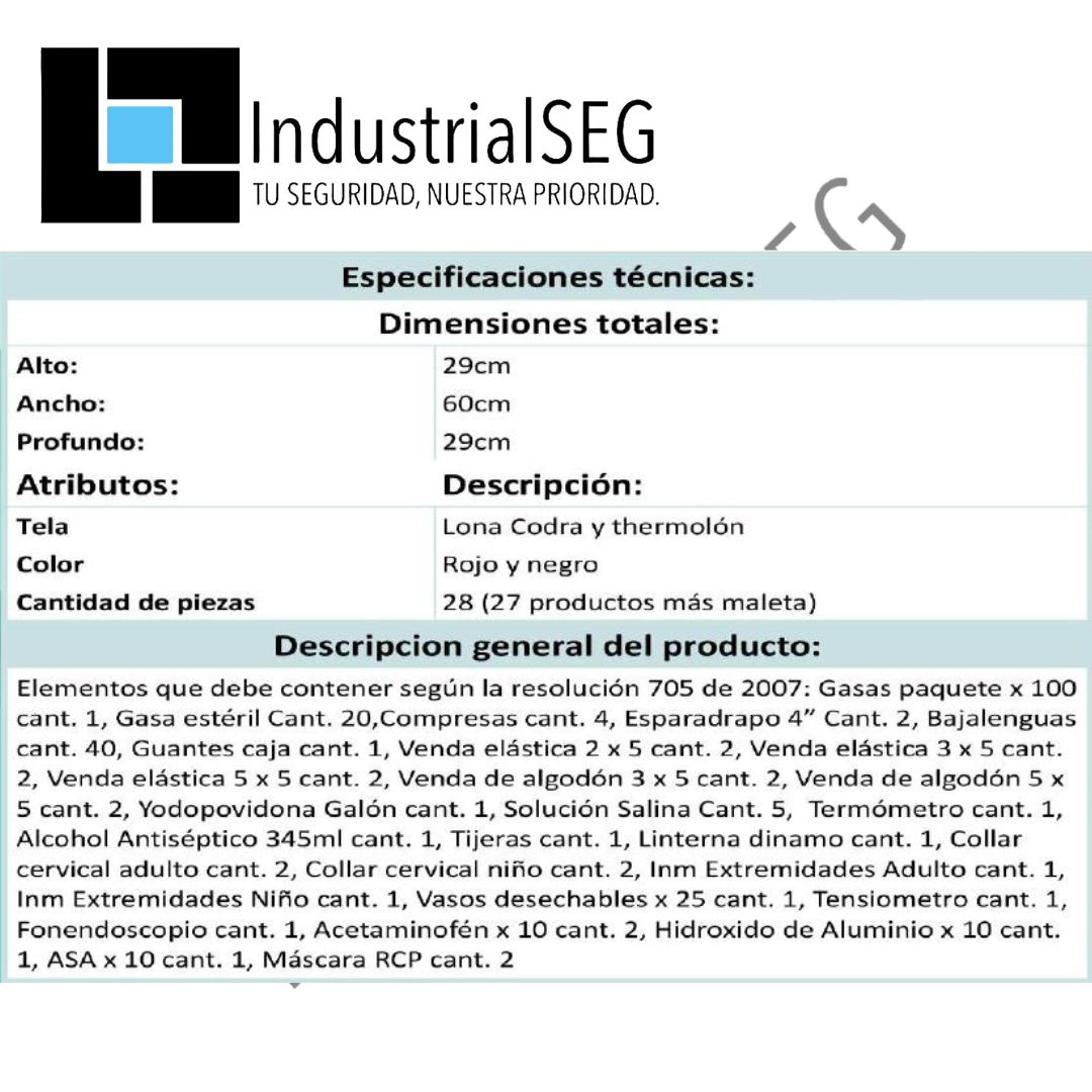 Botiquín Tipo B Reglamentario 2 Botiquín Tipo B Reglamentario - Image 2
