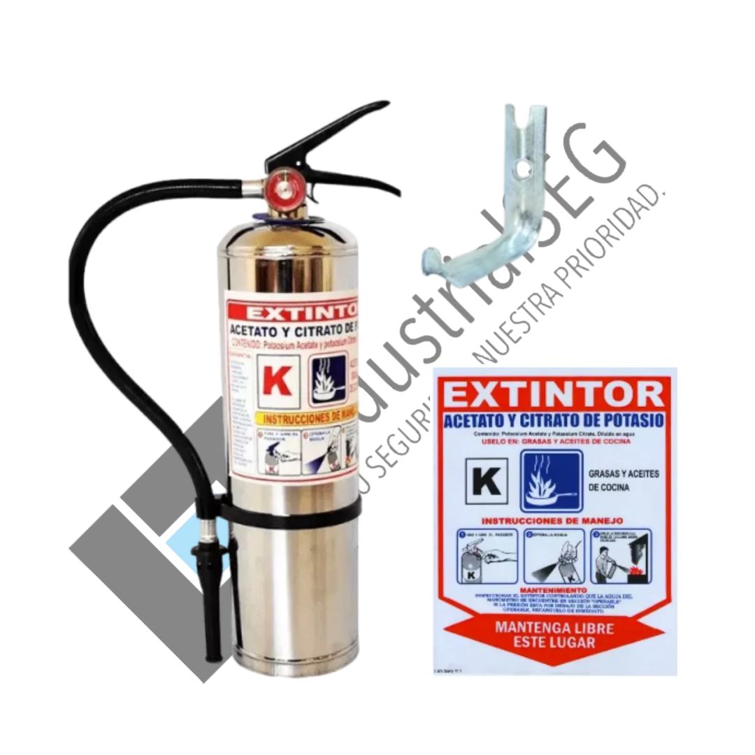 Extintor tipo K 1.5 galones 1 Extintor tipo K 1.5 galones