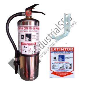 Extintor tipo K 2.5 galones
