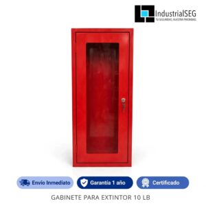 Gabinete metálico para extintor 10 lb