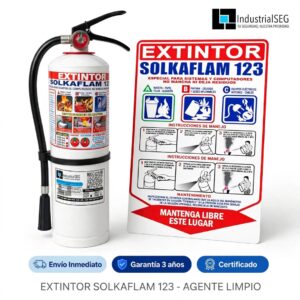 Extintor solkaflam 3700 gramos