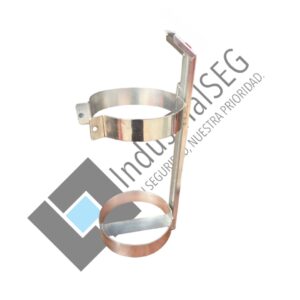Base metalica para extintor de 20 libras